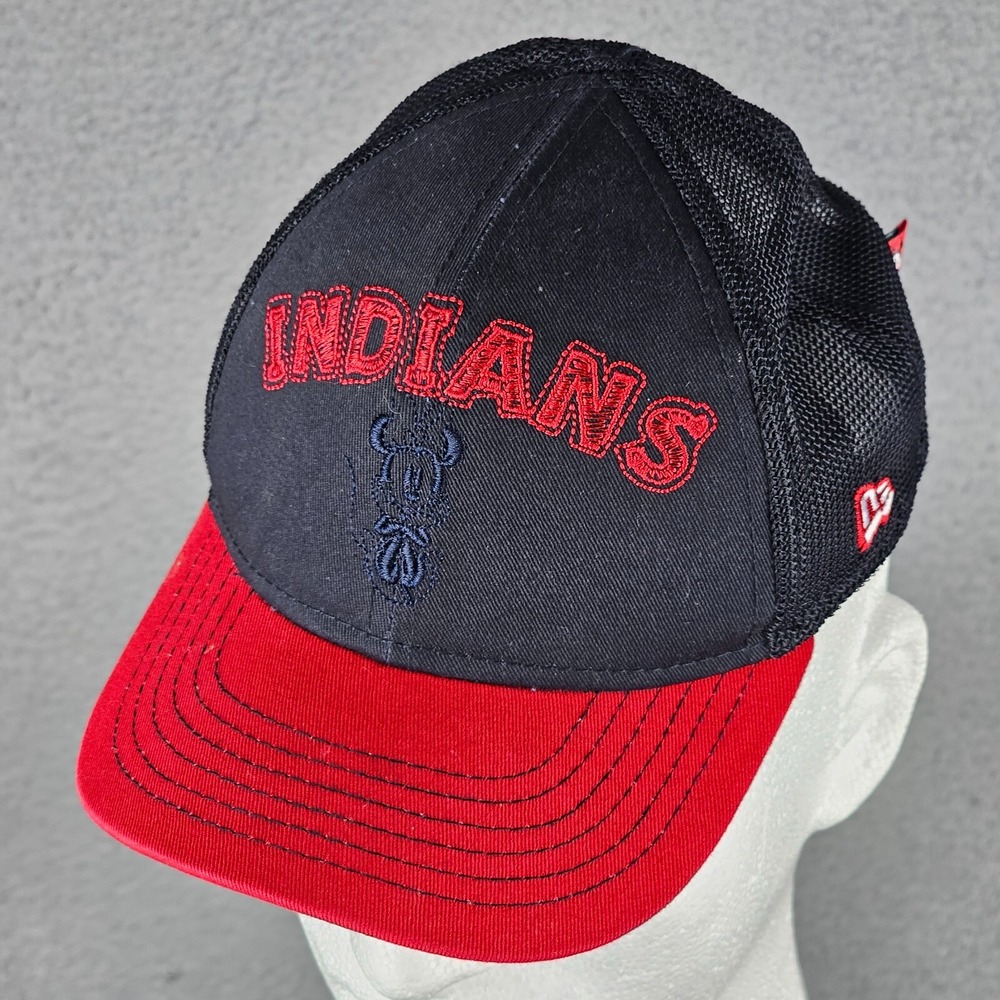 New Era Hat Unisex Toddler OS Navy Cleveland Indians Disney 9FORTY Trucker Cap